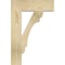 Ekena Millwork Olympic Block Rough Sawn Bracket, Douglas Fir, 4"W x 16"D x 24"H BKT04X16X24OLY05RDF - alternate 2